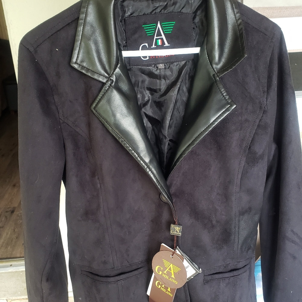 G.A. Milano Suede and Leather Jacket